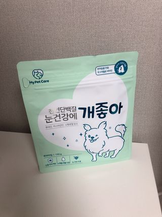 My Pet Care 천연단백질 눈건강에 개좋아 — 4점을 준 리뷰어가 2021년 1월 올린 사용 사진