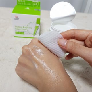 리더스코스메틱 리더스 스텝솔루션 티트리 릴렉싱 토너 패드 — 5점을 준 리뷰어가 2022년 4월 올린 사용 사진