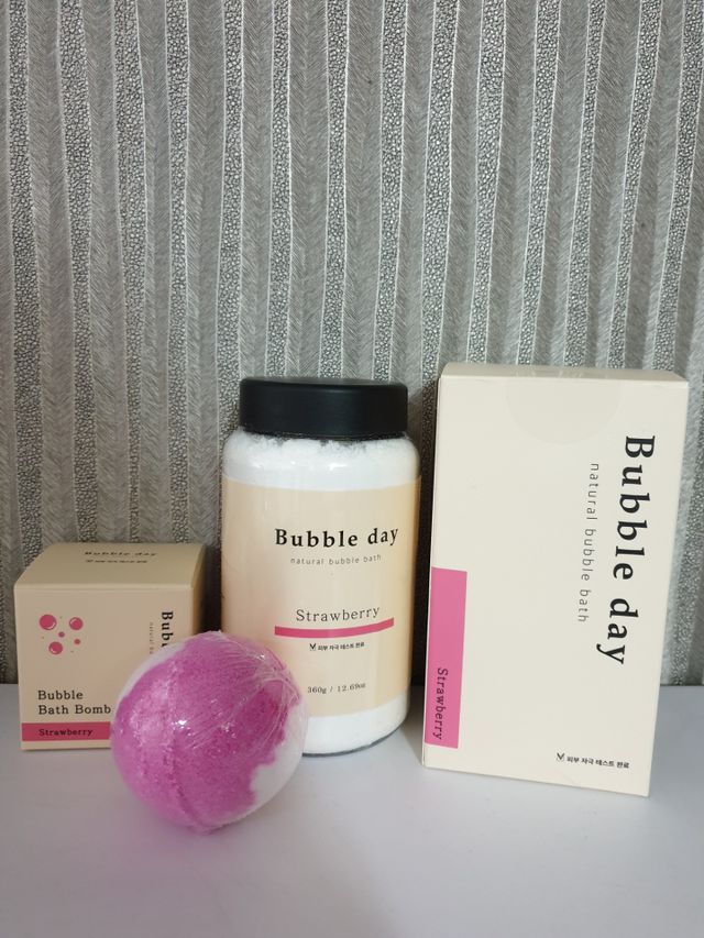 버블데이 아로마/과일 거품 입욕제 리뷰 사진