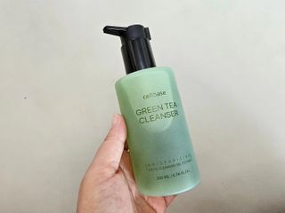 프리마인 메이크업과 들뜨는 각질까지 한방에 깐달걀로! 순하기까지한 셀베이스 그린티클렌저(200ml) — 5점을 준 리뷰어가 2023년 5월 올린 사용 사진