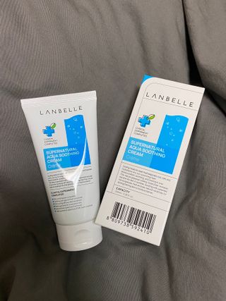 랑벨 수퍼내츄럴 아쿠아 수딩 크림 100ml — 5점을 준 리뷰어가 2022년 4월 올린 사용 사진