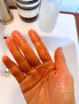 카엘라 락토 다마스크 로즈 여성청결제 젤 기획세트 — 5점을 준 리뷰어가 2023년 5월 올린 사용 사진