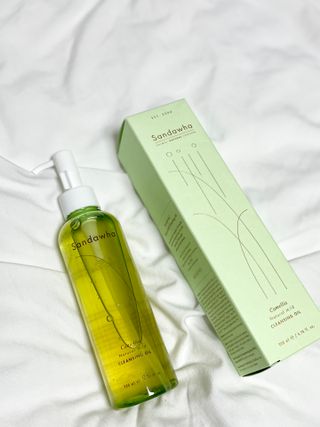 스킨큐어 산다화 순한 클렌징 동백 오일 200ml — 5점을 준 리뷰어가 2023년 4월 올린 사용 사진