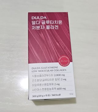 [덜다] 글루타치온 저분자 콜라겐 (20g x 15포) — 5점을 준 리뷰어가 2023년 8월 올린 사용 사진