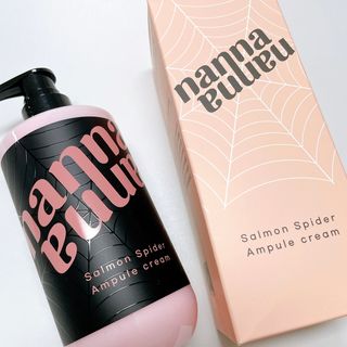난나 살몬 스파이더 검버섯 미백 톤업 화이트닝 연어 앰플 크림 300ml 대용량 — 5점을 준 리뷰어가 2022년 8월 올린 사용 사진