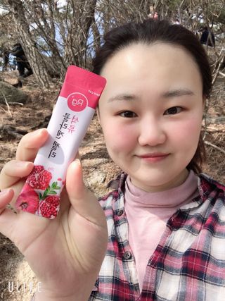 함초록 Rg+ 석류콜라겐젤리 — 5점을 준 리뷰어가 2021년 3월 올린 사용 사진