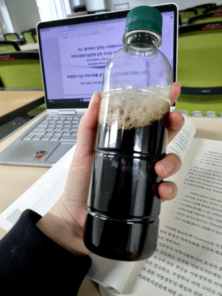 무라벨 바리스타룰스 디카페인 아메리카노 — 4점을 준 리뷰어가 2024년 4월 올린 사용 사진