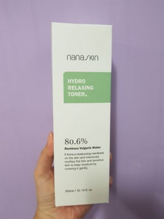 나나스킨 하이드로릴렉싱토너 — 4점을 준 리뷰어가 2021년 4월 올린 사용 사진