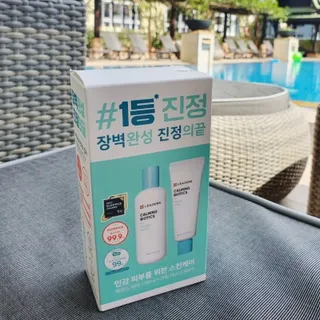 리더스코스메틱 리더스 카밍 바이오틱스 #1등 진정 기획세트 [에센스 워터150ml + 크림 마스크80ml] — 5점을 준 리뷰어가 2022년 9월 올린 사용 사진