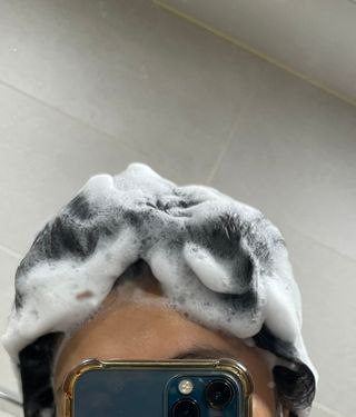 [바이오맥스] 프로코어 탈모완화샴푸 1000ml — 5점을 준 리뷰어가 2022년 8월 올린 사용 사진