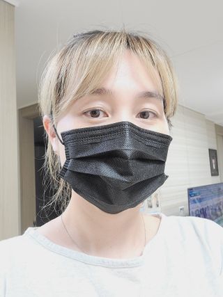에어에이드 컬러 덴탈 마스크 — 5점을 준 리뷰어가 2021년 8월 올린 사용 사진