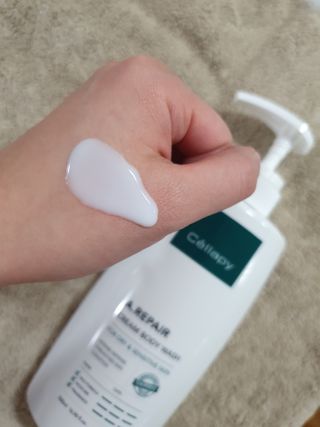 셀라피 에이리페어 크림 바디 워시 2세대 500ml — 5점을 준 리뷰어가 2021년 1월 올린 사용 사진