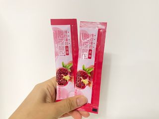 헬스업_쁘띠쁘띠석류콜라겐젤리_20g x 14포 — 4.5점을 준 리뷰어가 2021년 2월 올린 사용 사진