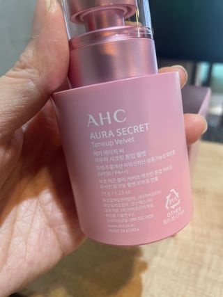 AHC 아우라 시크릿 톤업 벨벳 — 5점을 준 리뷰어가 2021년 4월 올린 사용 사진