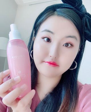 [후르디아] 주름 개선 기능성-석류 크림 미스트 — 5점을 준 리뷰어가 2021년 2월 올린 사용 사진