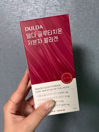 [덜다] 글루타치온 저분자 콜라겐 (20g x 15포) — 4.5점을 준 리뷰어가 2023년 8월 올린 사용 사진