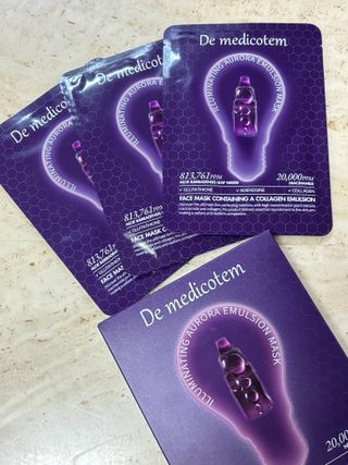더메디코템 일루미네이팅 오로라 에멀젼마스크 — 5점을 준 리뷰어가 2025년 6월 올린 사용 사진
