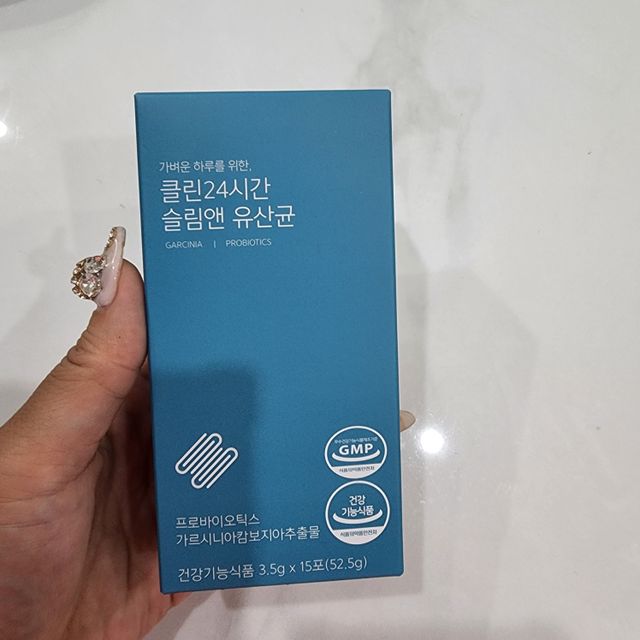 클린24시간 슬림앤유산균 1박스 (3.5g X 15포) 리뷰 사진