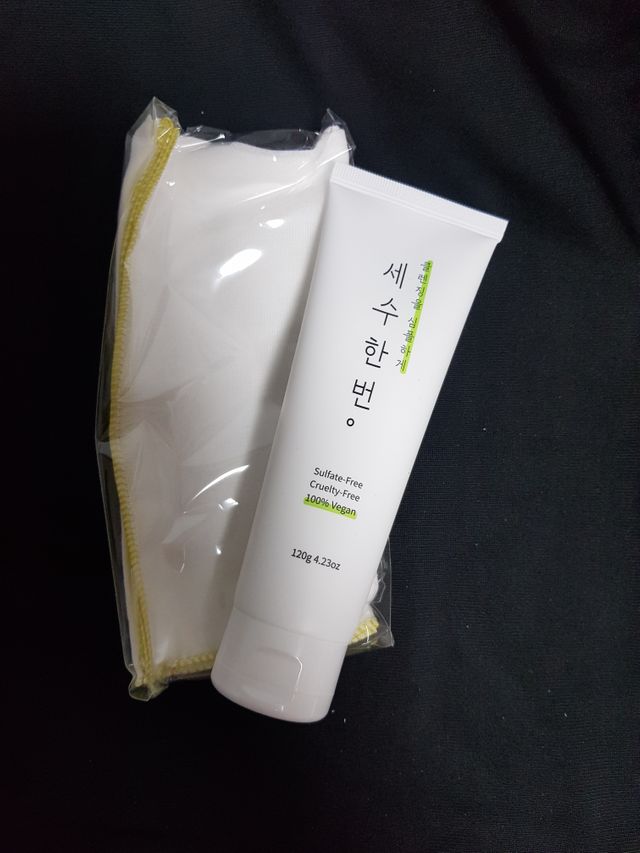 세수한번 폼클렌저 리뷰 사진