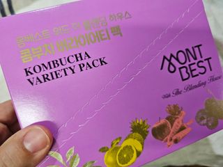 몽베스트 위드더 블랜딩 하우스 콤부차 _ 버라이어티팩 — 5점을 준 리뷰어가 2023년 6월 올린 사용 사진