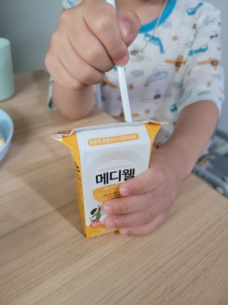 메디웰 페디아드링크 미니 바나나맛 — 4.5점을 준 리뷰어가 2022년 8월 올린 사용 사진