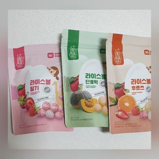 아비삭라이스볼 3종 /딸기,후르츠,단호박 — 5점을 준 리뷰어가 2021년 4월 올린 사용 사진