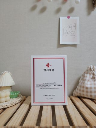 닥터마시멜로 마블러스 멀티 클리닉 마스크 — 5점을 준 리뷰어가 2021년 3월 올린 사용 사진
