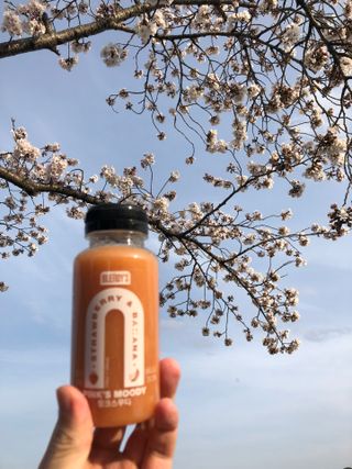 BLENDY'S 핑크 스무디+블론디 스무디 — 5점을 준 리뷰어가 2022년 4월 올린 사용 사진
