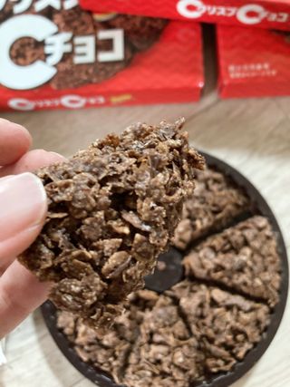 NISSIN 닛신 크리스피 초코 — 5점을 준 리뷰어가 2022년 12월 올린 사용 사진