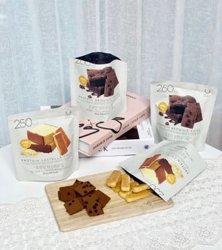 신상품) 딜라이트 프로젝트 프로틴  브라우니칩/ 카스테라칩 총 6EA — 4점을 준 리뷰어가 2022년 5월 올린 사용 사진