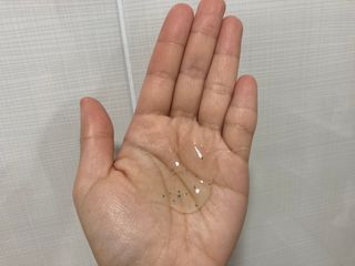 모두발라 마이크로 비타캡슐 탈모샴푸 — 3점을 준 리뷰어가 2022년 1월 올린 사용 사진