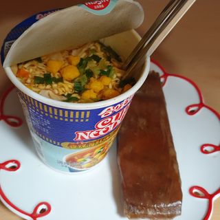 NISSIN 닛신 컵누들  4종 - 씨푸드오리지날, 씨푸드 스파이시, 씨푸드 커리, 씨푸드 XO소스 — 5점을 준 리뷰어가 2022년 11월 올린 사용 사진