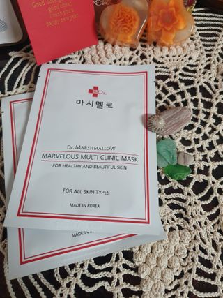닥터마시멜로 마블러스 멀티 클리닉 마스크 — 5점을 준 리뷰어가 2021년 4월 올린 사용 사진