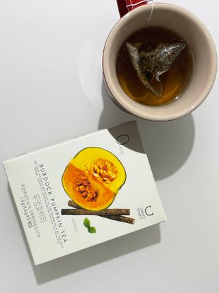 딜라이트 프로젝트 블렌딩티 우엉호박티, 히비후르츠티, 쟈스민캐모티 — 4점을 준 리뷰어가 2021년 7월 올린 사용 사진