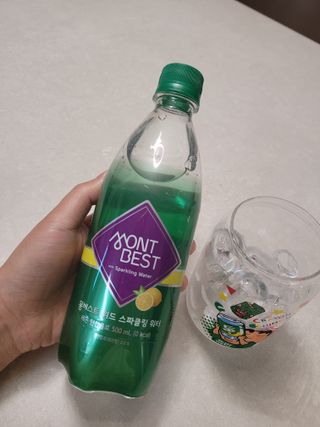 몽베스트 Montbest with Sparkling water Lemon OR Lime 20병(랜덤) — 5점을 준 리뷰어가 2022년 7월 올린 사용 사진