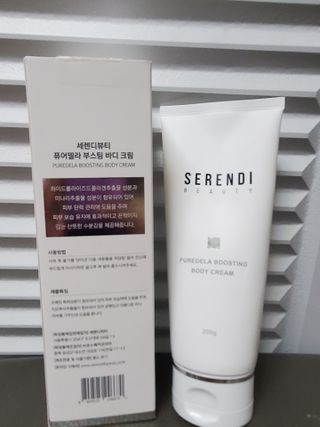 세렌디뷰티 퓨어델라 부스팅 바디크림 — 5점을 준 리뷰어가 2021년 8월 올린 사용 사진