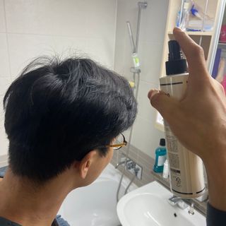 다슈코리아 다슈 포 맨 프리미엄 메가 홀드 슈퍼 스프레이 250ml — 5점을 준 리뷰어가 2021년 4월 올린 사용 사진
