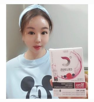 셀시어스 온더고 에너지 비타민 피트니스 드링크 파우더 (10sticks) 다이어트 음료 — 5점을 준 리뷰어가 2022년 5월 올린 사용 사진