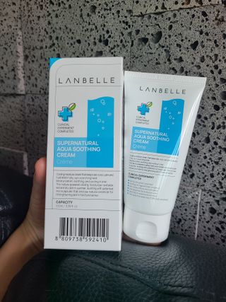 랑벨 수퍼내츄럴 아쿠아 수딩 크림 100ml — 5점을 준 리뷰어가 2022년 5월 올린 사용 사진