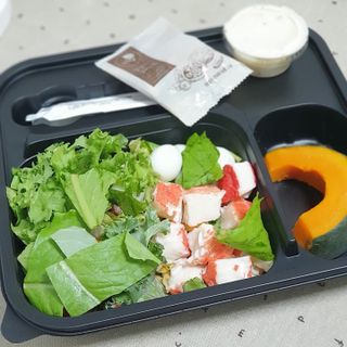 참살이도시락 작심삼일 샐러드도시락 3개 맛보기 새벽배송 또는 택배배송 — 4점을 준 리뷰어가 2021년 8월 올린 사용 사진