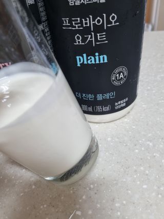 숲골 임실치즈마을 프로바이오 요거트 900ml — 5점을 준 리뷰어가 2021년 8월 올린 사용 사진