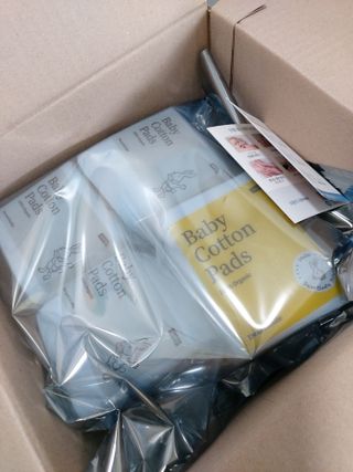 디어엘로디 프리미엄 유기농 유아 솜티슈 40매 3Pack +60매 1Pack 혼합형 — 5점을 준 리뷰어가 2021년 4월 올린 사용 사진
