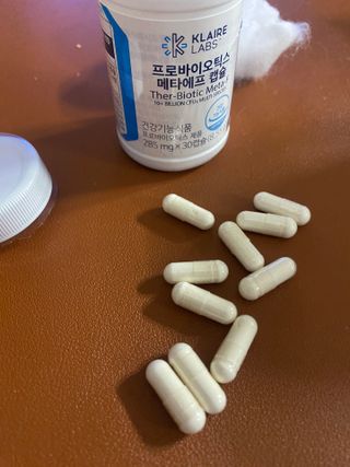 [Dr.PNT] 닥터피엔티 클레어랩스 프로바이오틱스 메타에프 [1개월분] — 5점을 준 리뷰어가 2022년 11월 올린 사용 사진
