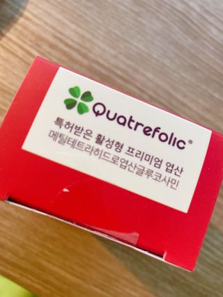 [리노브] 4세대 활성엽산 액티폴릭 270mg x 30정 — 4.5점을 준 리뷰어가 2022년 9월 올린 사용 사진