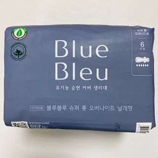 블루블루 유기농 순면 커버 생리대 — 4점을 준 리뷰어가 2021년 2월 올린 사용 사진