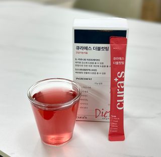 [큐라에스] 최신 다이어트 원료! 6중 기능성 더블컷팅 126g(2주일 분) — 4.5점을 준 리뷰어가 2023년 12월 올린 사용 사진