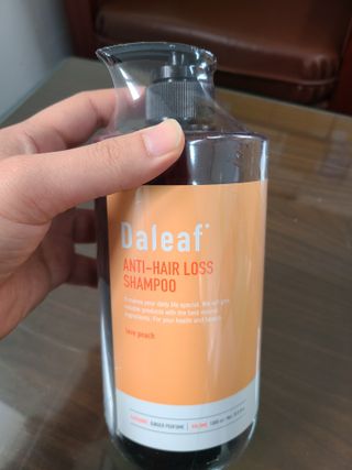 달리프 진저 베러 퍼퓸 탈모 완화 샴푸 1000ml 향 3종 — 5점을 준 리뷰어가 2021년 3월 올린 사용 사진
