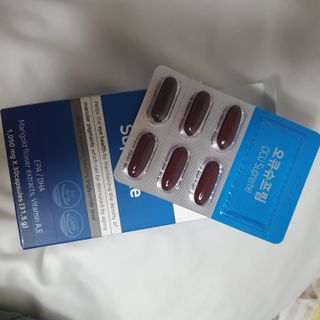 뉴트리션팩토리 비타프렙 오큐슈프림 루테인 오메가3 1050mg — 5점을 준 리뷰어가 2021년 6월 올린 사용 사진