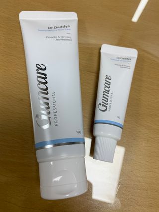 닥터데디스  잇몸치약 100g  [건강한 잇몸 관리를 위한 치약] + 여행용미니치약 15g — 5점을 준 리뷰어가 2022년 8월 올린 사용 사진