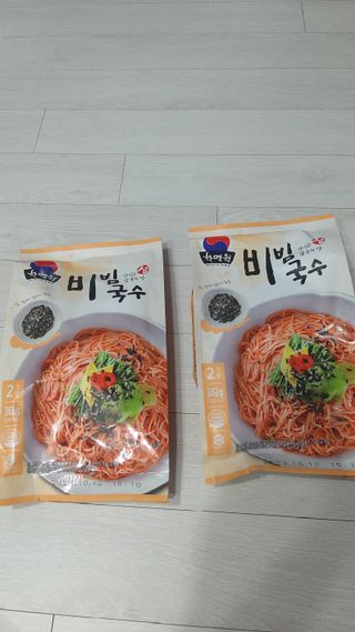 [한면원] 비빔국수 2인분 — 5점을 준 리뷰어가 2022년 8월 올린 사용 사진